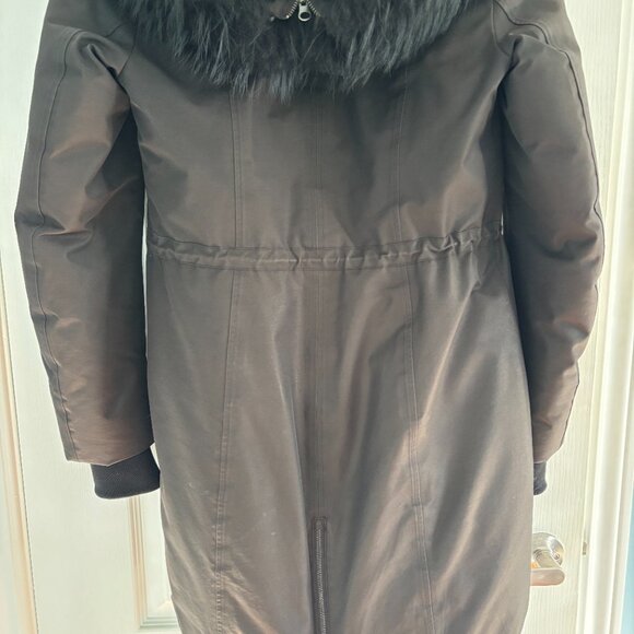 Mackage black down coat with black fur hood - Size small - Great condition - Picture 2 of 6